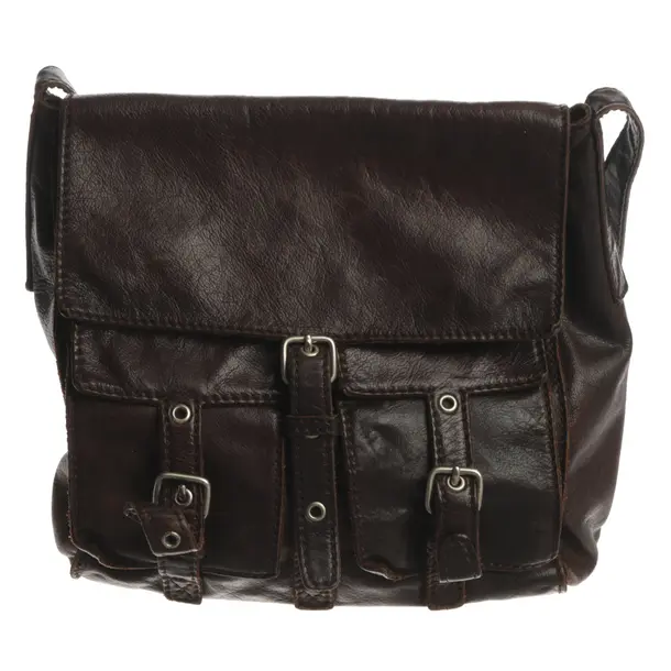 Cross Body Bag, in Dark Brown, Leder, Miu Miu