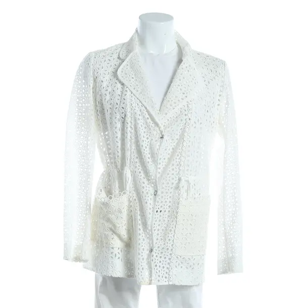 Blazer, in Weiß, Baumwolle, Marc Cain