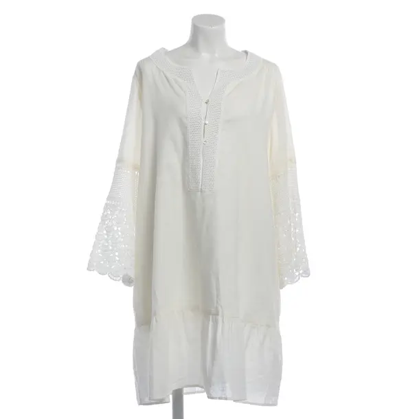 Abito, in Beige, Lino, Grazia