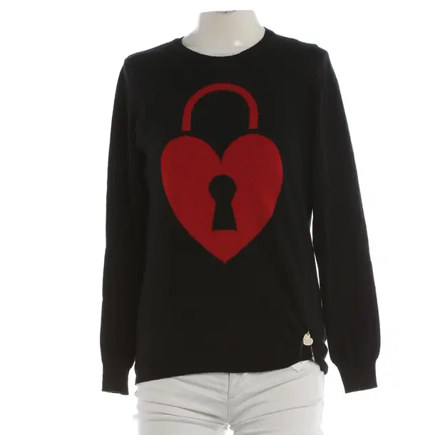 Jumper, in Black, Wolle, Love Moschino