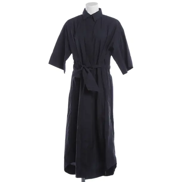 Kleid, in Navy, Baumwolle, Brunello Cucinelli