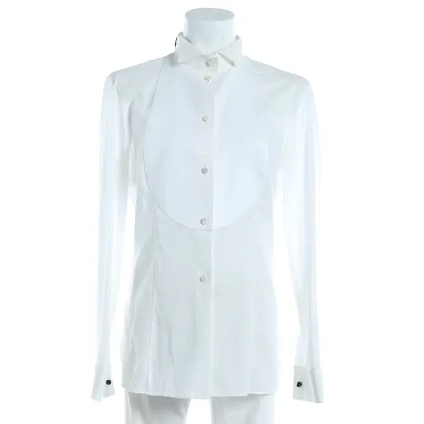 Camicetta, in Bianco, Cotone, Giorgio Armani