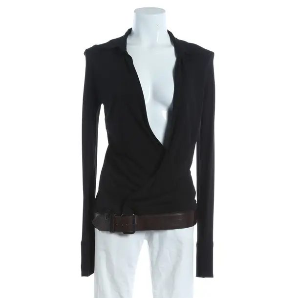 Bluse, in Schwarz, Viskose, Jean Paul Gaultier