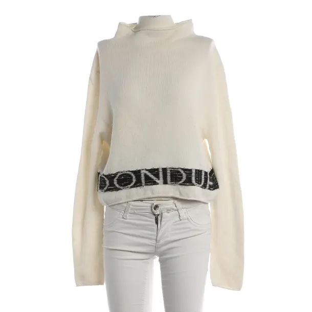Jumper, in Cream, Wolle, Dondup
