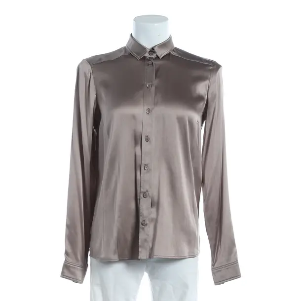Bluse, in Braun, Seide, Gucci