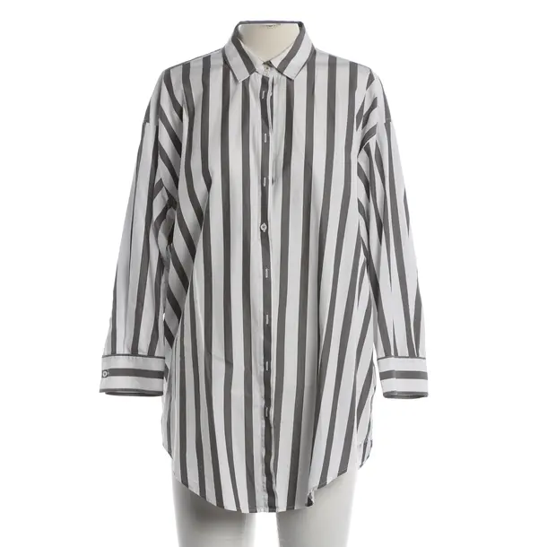 Bluse, in Grau, Baumwolle, Van Laack