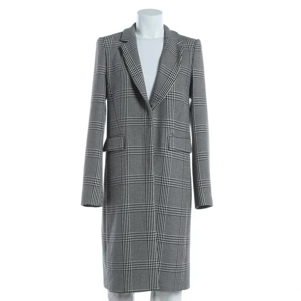 Mid-Season Coat, in Black, Polyester, Hugo Boss
