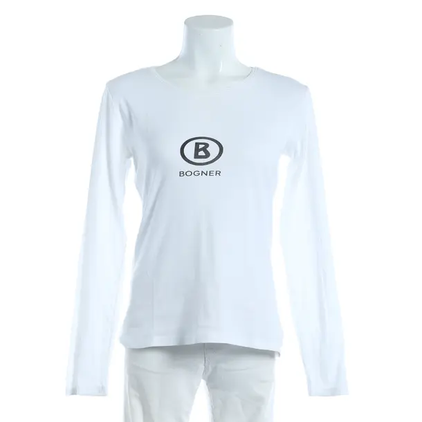 Longsleeve, in Weiß, Baumwolle, Bogner