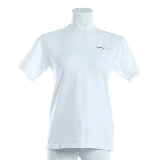 T-Shirt, in White, Baumwolle, Off-White