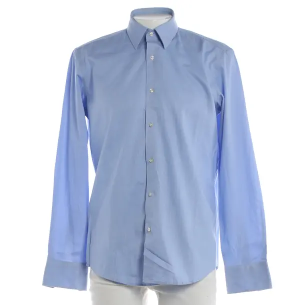 Camicia, in Blu, Cotone, Hugo Boss Etichetta Nera