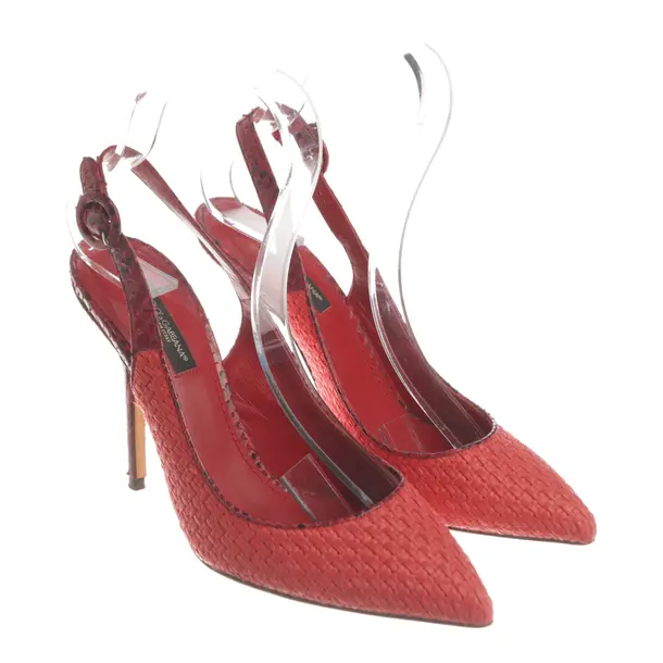 Sandali, in Rosso chiaro, Dolce e Gabbana