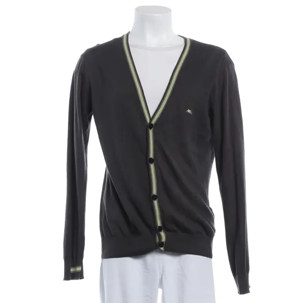 Strickjacke, in Grau, Baumwolle, Etro