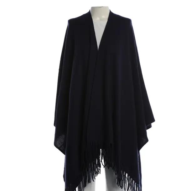 Poncho, in Navy, Kaschmir, Allude