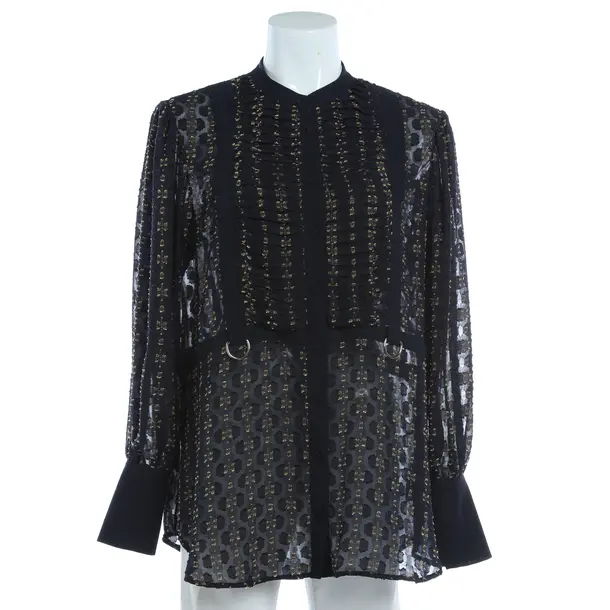 Blouse, in Blue, Polyester, self-portrait