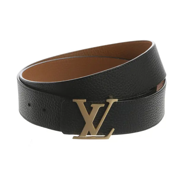 Belt, in Black, Leder, Louis Vuitton