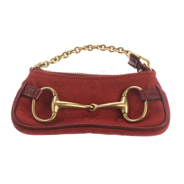 Schlüsseletui, in Rot, Polyimid, Gucci