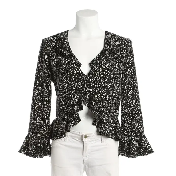 Blouse, in Black, Silk, Saint Laurent