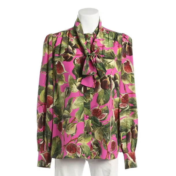 Blouse, in Multicolored, Silk, Dolce & Gabbana