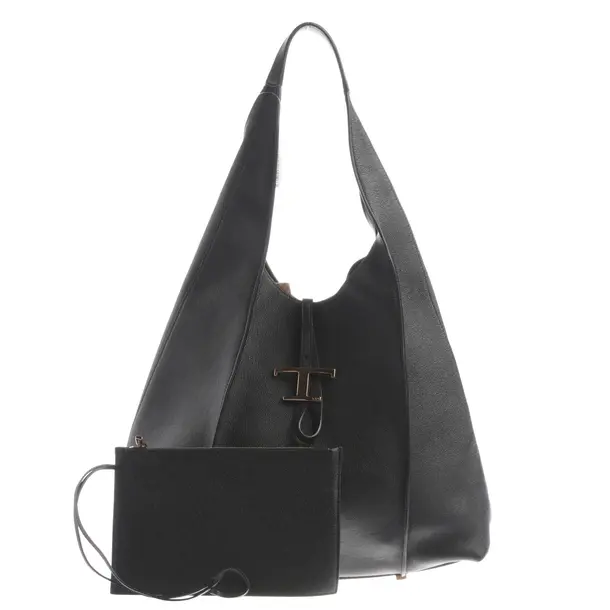 Schultertasche, in Schwarz, Leder, Tod´s