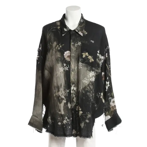 Blouse, in Multicolored, Cotton, R13