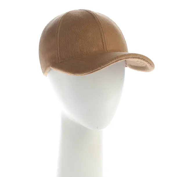 Cap, in Brown, Wool, Totême