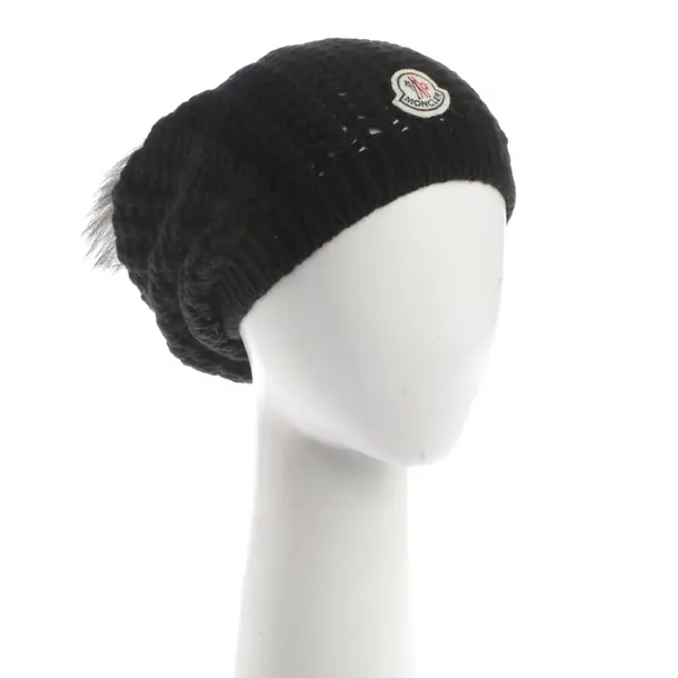 Beanie, in Black, Wool, Moncler