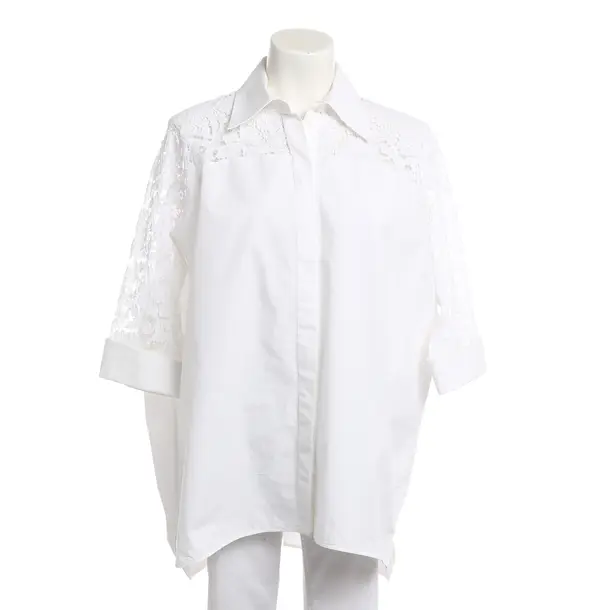 Blouse, in White, Cotton, Valentino