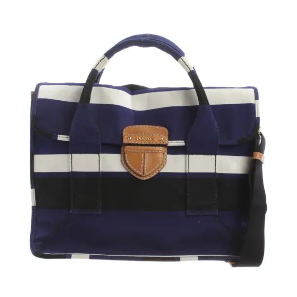 Handbag, in Multicolored, Cotton, Prada