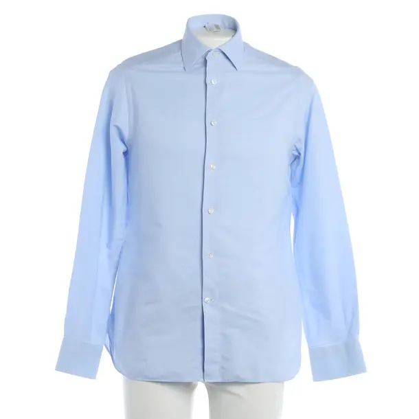 Camicia, in Blu, Cotone, Zegna