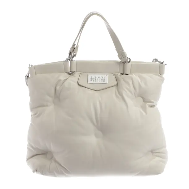 Handbag, in Beige, Leather, Maison Martin Margiela