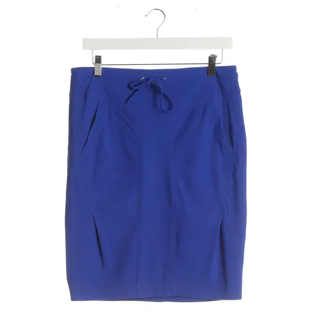 Skirt, in Neon Blue, Polyamide, Raffaello Rossi