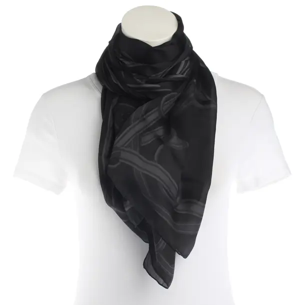 Stola, in Nero, Seta, Ralph Lauren Purple Label