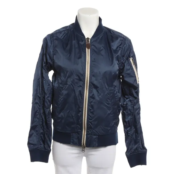 Summer Jacket, in Navy, Polyimide, Closed
