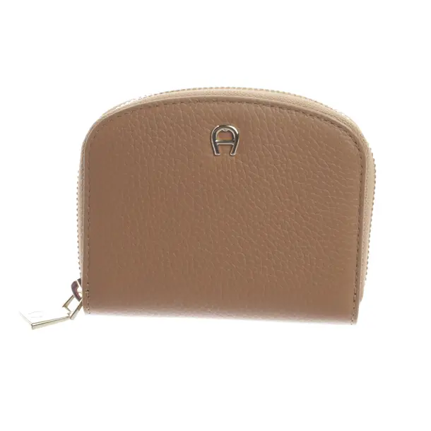 Geldbörse, in Hellbraun, Leder, Aigner