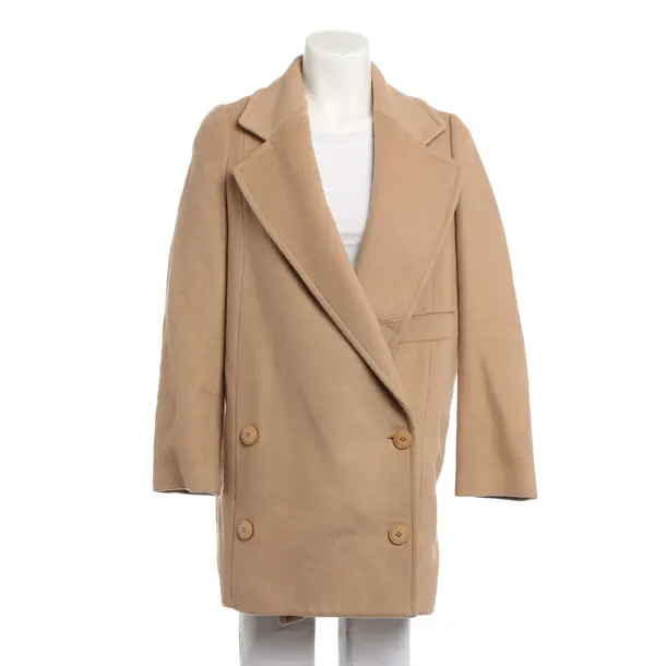 Winter Coat, in Brown, Wool, Elisabetta Franchi