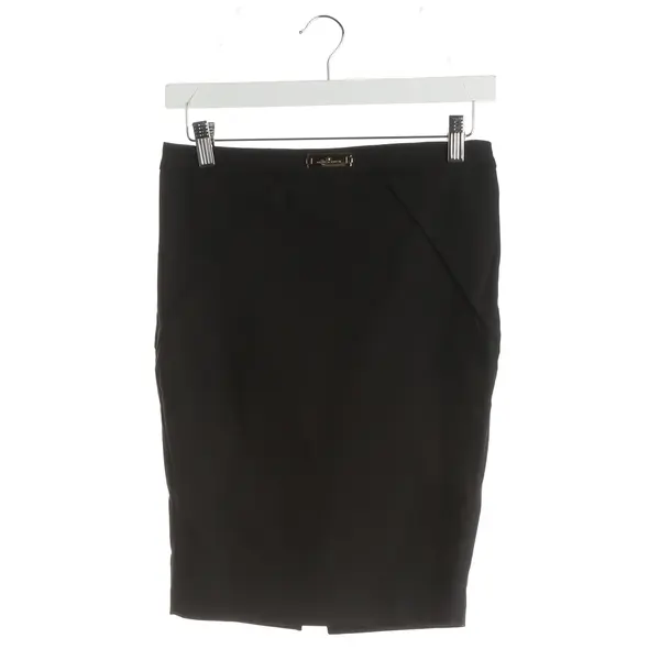 Skirt, in Black, Cotton, Elisabetta Franchi