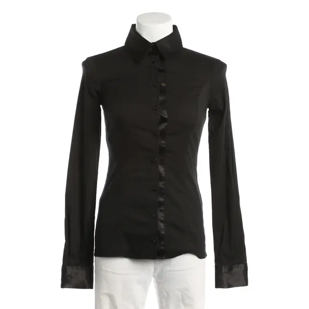 Camicetta, in Nero, Cotone, Elisabetta Franchi