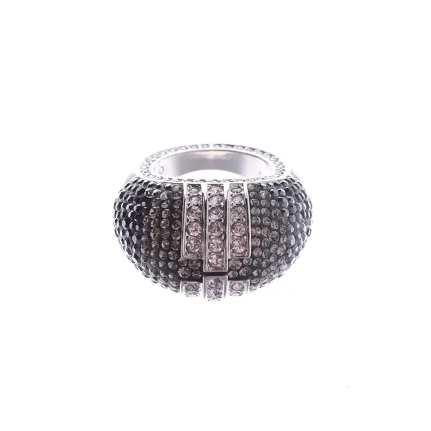 Ring, in Silver, Metal (metallic, metallized), Swarovski