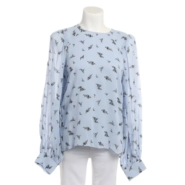 Bluse, in Hellblau, Viskose, Ganni