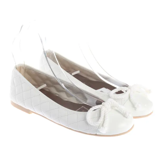 Ballet Flats, in White, Pretty Ballerinas