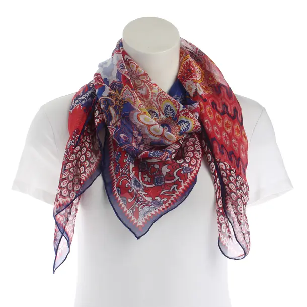 Shawl, in Multicolored, Silk, Roeckl