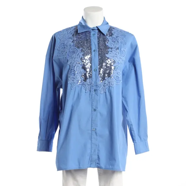 Blouse, in Blue, Cotton, Ermanno Scervino