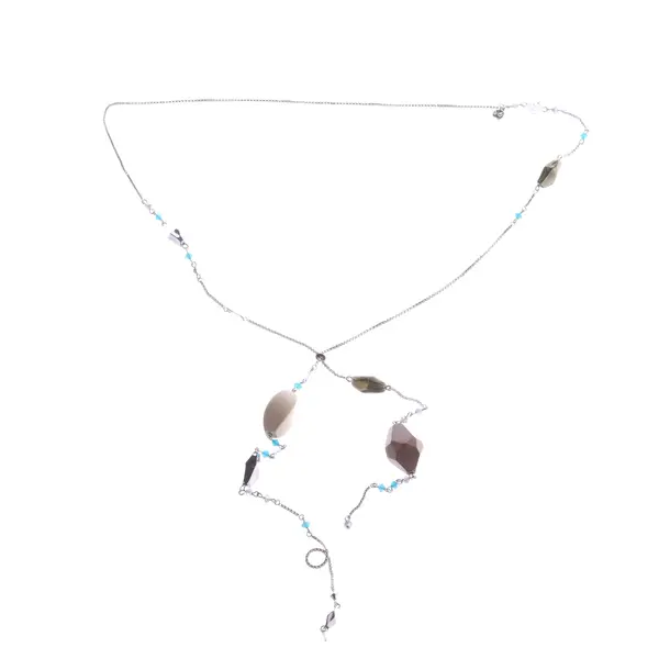 Halskette, in Mehrfarbig, Metall (metallisch, metallisiert), Swarovski