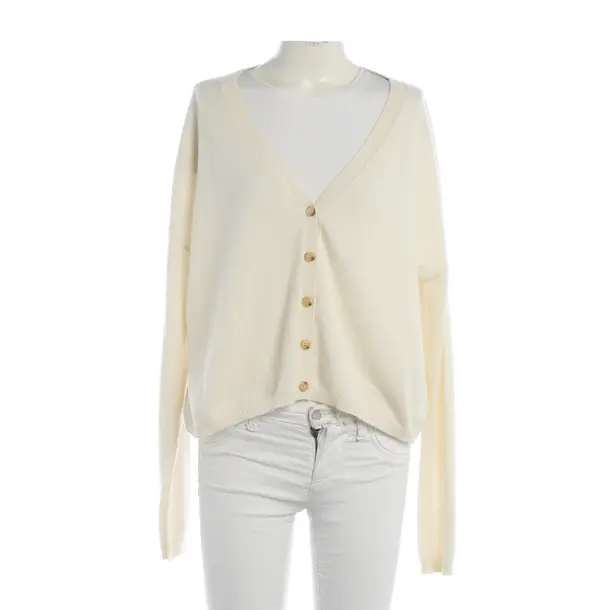 Cardigan, in Beige, Cashmere, Lisa Yang