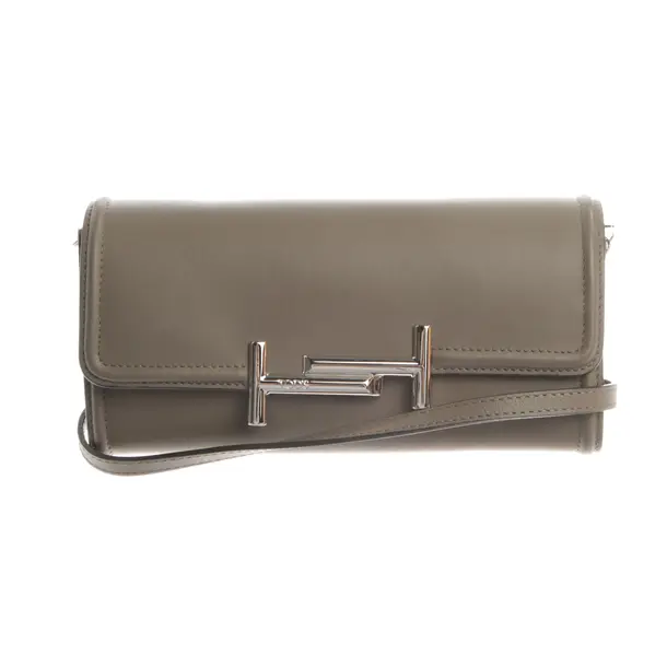 Portafoglio a cinture a tracolla, in Grigio, Pelle, Tod's
