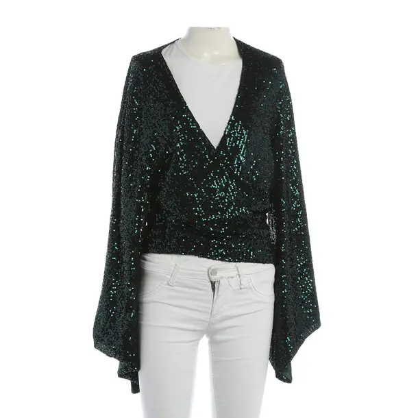 Blouse, in Green, Polyester, Jadicted