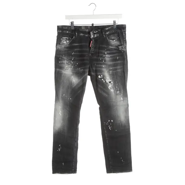 Jeans Slim Fit, in Dunkelgrau, Baumwolle, Dsquared
