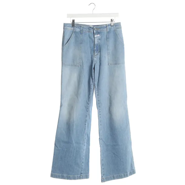 Jeans slim fit, in Azzurro, Cotone, Chiuso