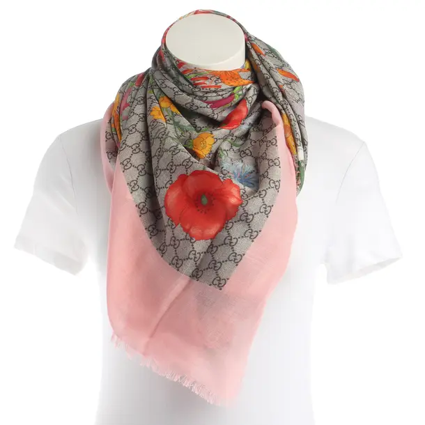 Stola, in Multicolore, Seta, Gucci