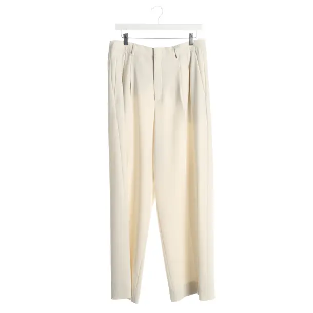 Pants, in Cream, Polyester, Raffaello Rossi